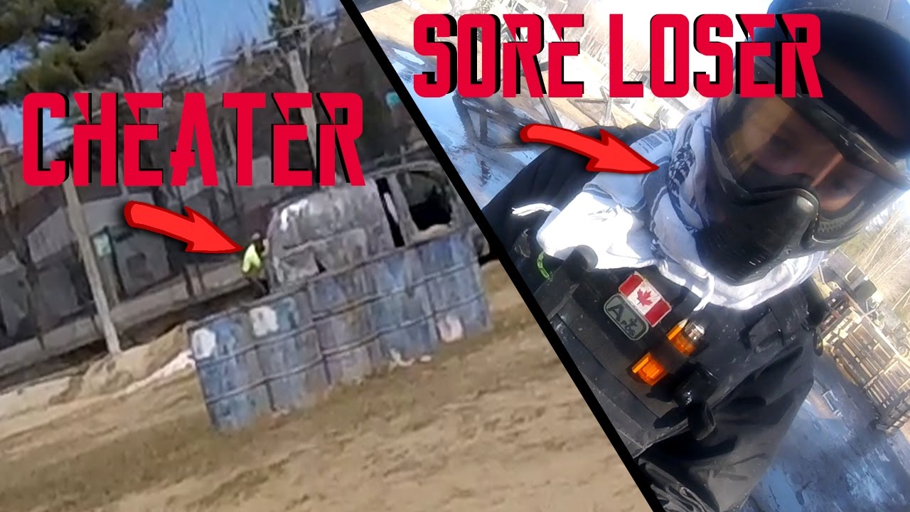 Worst Sore Loser / Cheater Ever Paintball Mirabel Aeritt24 YouTube