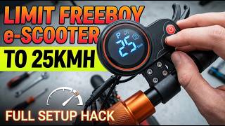 How to limit E Scooter Freeboy J01 to 25kmh llimit tf-100 Controller