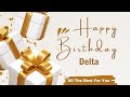 Surprise birt.ay wishes for aunty delta  we love you