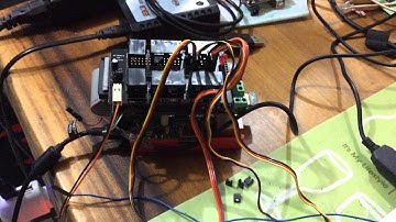 Raspberry Pi (樹莓派) 伺服馬達控制 = RPi +  MotoPiduino + Servo