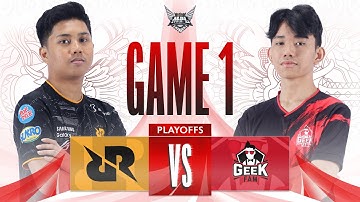 RRQ VS GEEK FAM | PLAYOFFS DAY 2 - MATCH 1 - GAME 1 #MPLIDS12