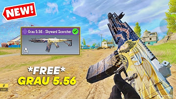 *NEW* FREE GRAU 5.56 - SKYWARD SCORCHER 😍 IN COD MOBILE | BEST GRAU 5.56 GUNSMITH CODM