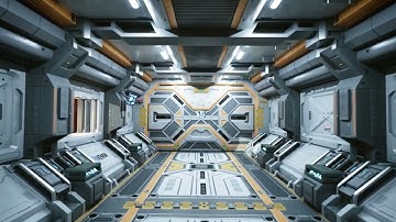 Scifi Corridor (Unreal Engine 5) P.2