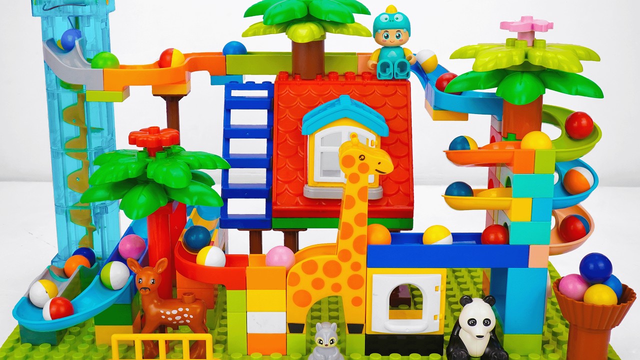 Satisfying Building Blocks Huge hit! A spiraling coaster packed