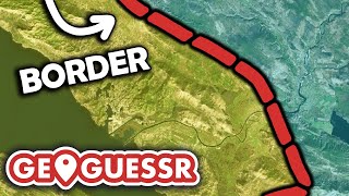 Recognizing BORDERS FROM ABOVE - GeoGuessr PLAY-ALONG