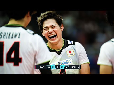 Yuji Nishida and Japan Destroyed Qatar | Men&#39;s World Championships 2022