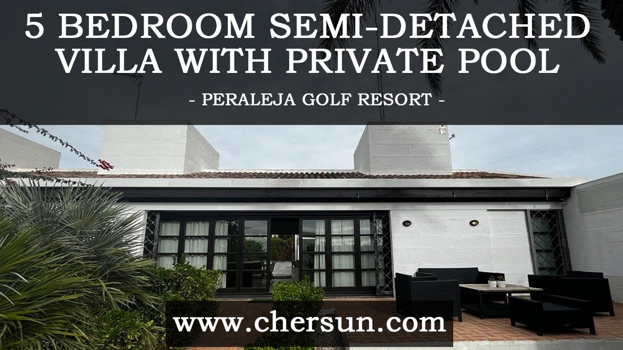 Property for Sale in Peraleja Golf, 5 Bed, 3 Bath Semi with Pool