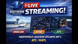 Atlanta Airport (KATL) Air Traffic | ADS-B Flight Tracking, & ATC | Southern Radar