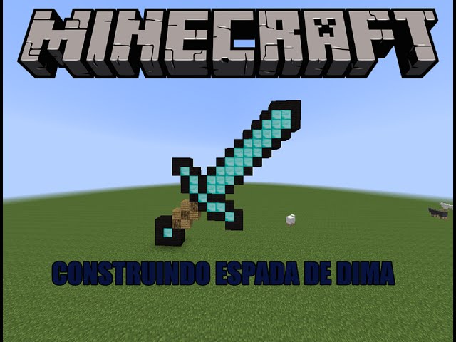 Espada de Diamante Minecraft - Passo a Passo 