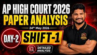 AP HIGH COURT 2026 SHIFT-1 PAPER ANALYSIS | DAY-2 Exam Review | Expected Cutoff &amp; GK Questions