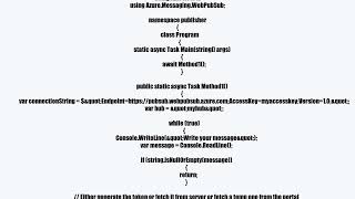 How to read data from a websocket hosted on Azure API Management using a C# ClientWebSocket?