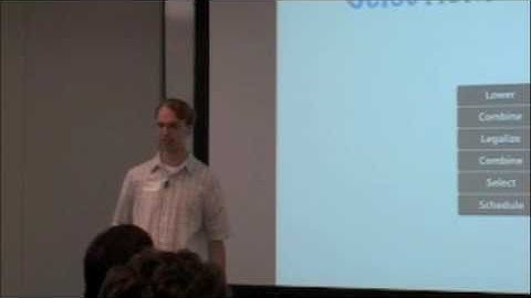 2008 LLVM Developers Meeting - CodeGen Overview and Focus on SelectionDAGs - 1 of 3