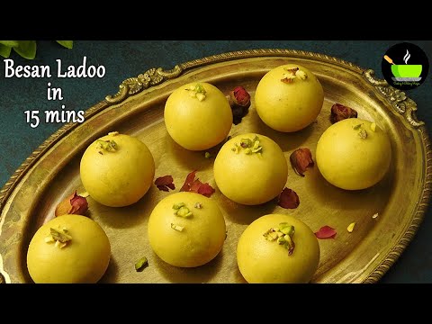 Besan Ladoo in 15 mins   Besan Ke Laddu   Quick & Easy Diwali Sweets   Instant Sweets Recipe  Sweets