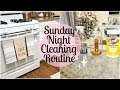 SUNDAY NIGHT CLEANING ROUTINE 2018 | EXTREME CLEANING MOTIVATION | Tara Henderson