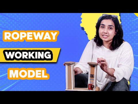 Toys from Trash | How To Make DIY Ropeway Model For Kids | Science Project For School