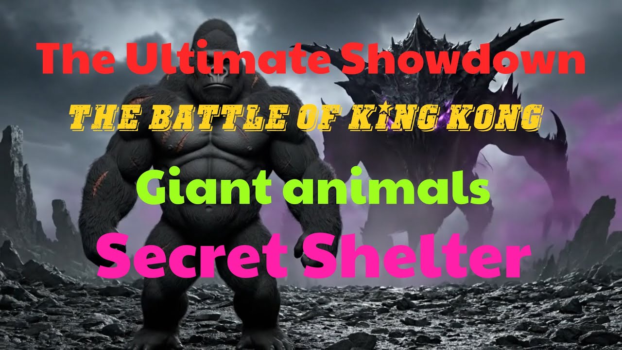 The Ultimate Showdown: The battle of King Kong vs Giant animals: Secret Shelter