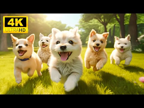 Baby Animals 4K (60FPS) - The Sweet And Playful World Of Baby Animal Antics With Relaxing Music