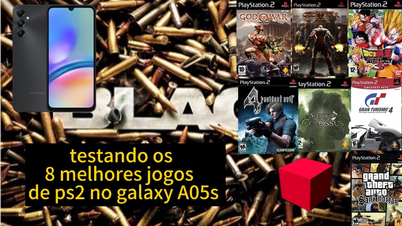 testando os 8 melhores jogos de ps2 no galaxy A05s com emulador nether sx2