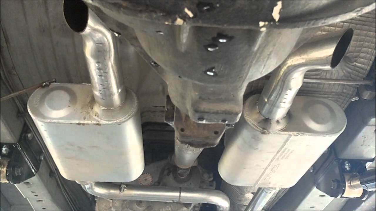 2001 Jeep Grand Cherokee true dual exhaust - YouTube