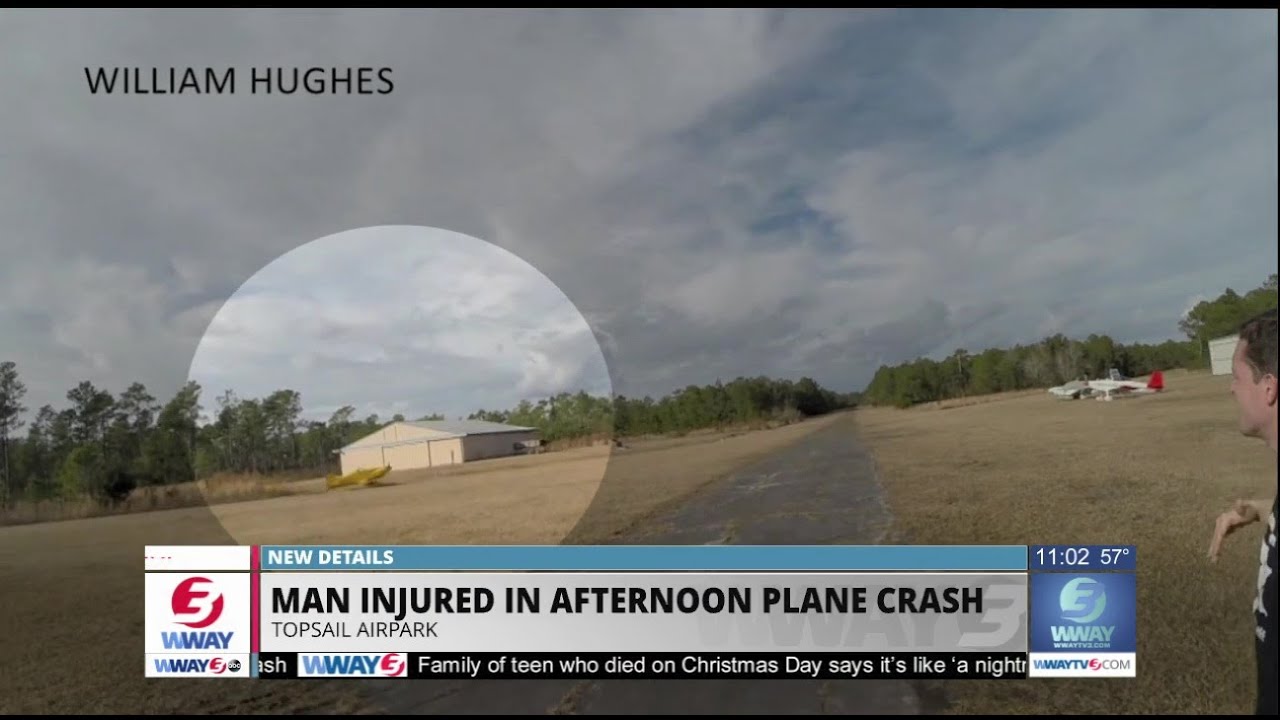 Man injured in afternoon plane crash - YouTube
