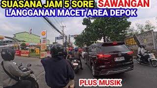 TOURING MACET SORE SAWANGAN DEPOK ALA GOJEK MOTOVLOG | INSTA360 ACE PRO 2