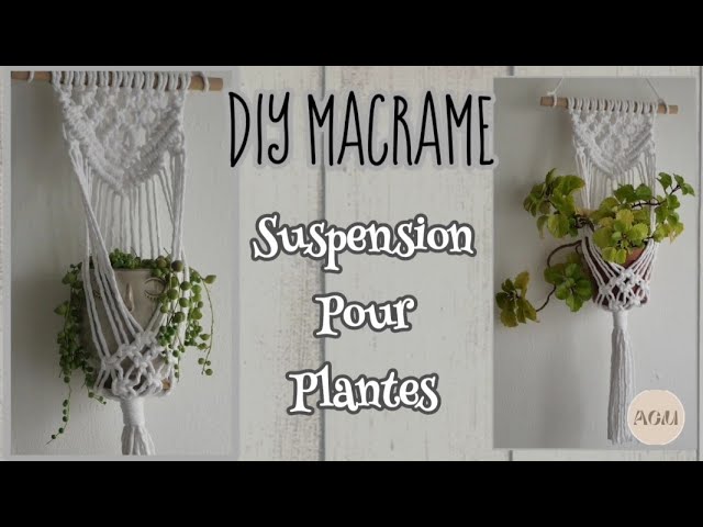 Suspension plantes macramé ZALTANA