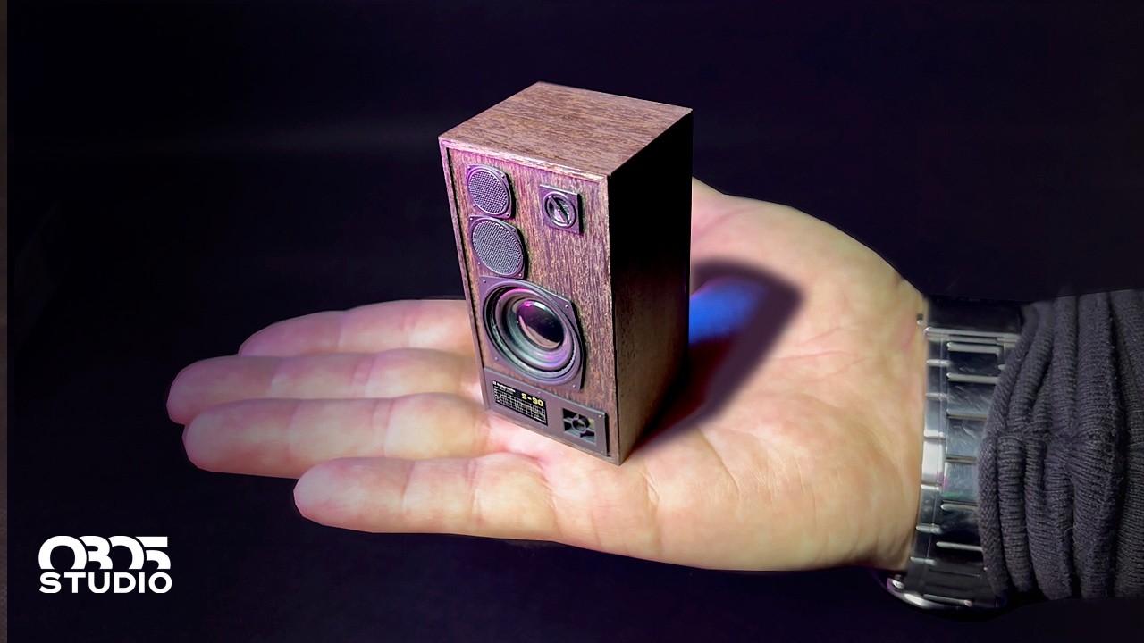 DIY Радиотехника S-90 | Самая маленькая деревянная колонка