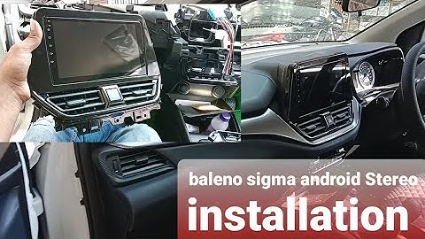 How to install android Stereo for car | baleno 2023 android installation | Pikku Mind
