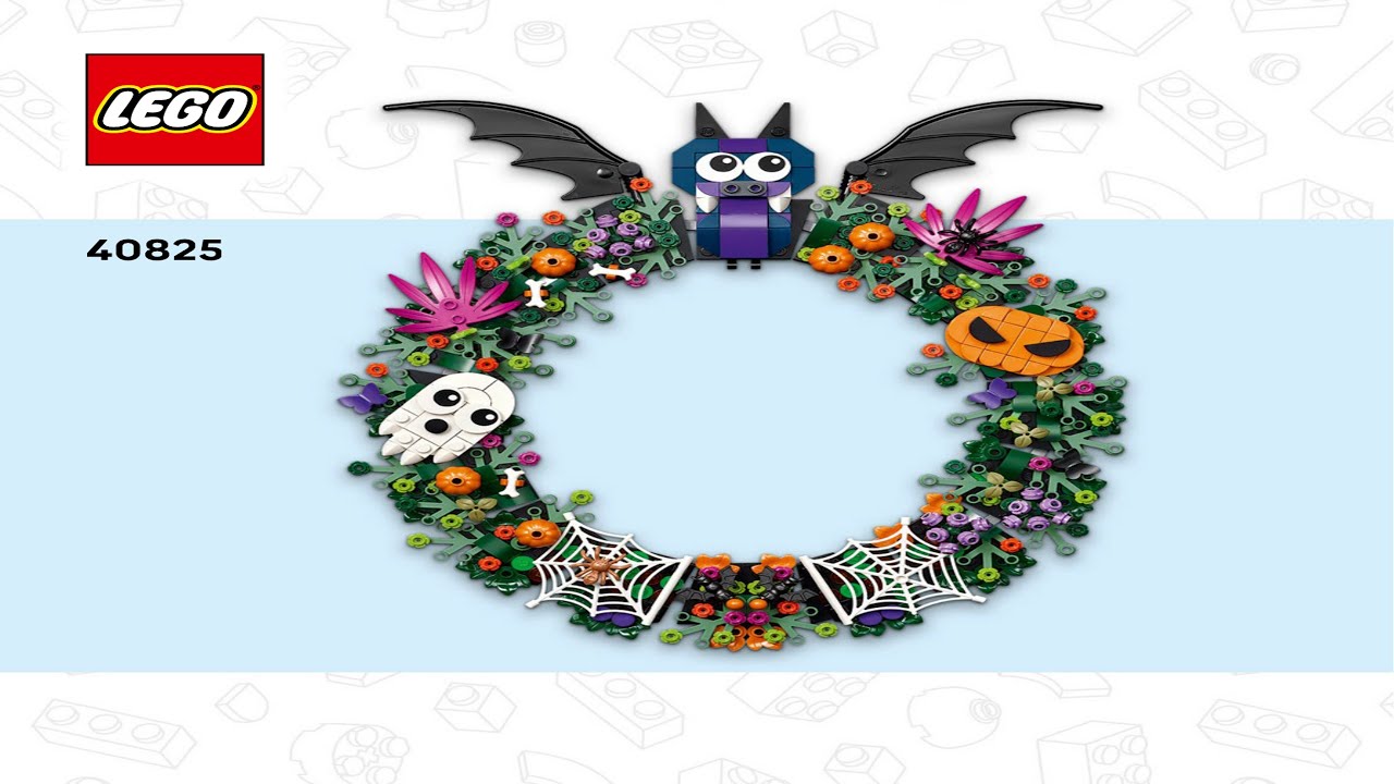 Seasonal - Halloween Wreath - Halloween LEGO instructions