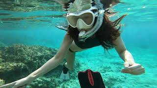 Snorkeling at El Presidente Intercontinental Hotel, Cozumel.