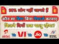 Bina recharge karaye kitne din tak sim chalu rahega || without recharge incoming calls #airtel #jio