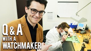 Q&A with a Watchmaker  ETA vs InHouse, Put Watch on A Winder, & More