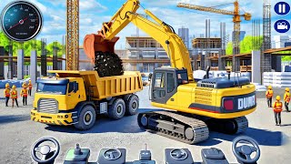 Truck Tronton Panjang Angkut Pasir Kontruksi - Mobil Balap Truck Simulator - Android Gameplay screenshot 4