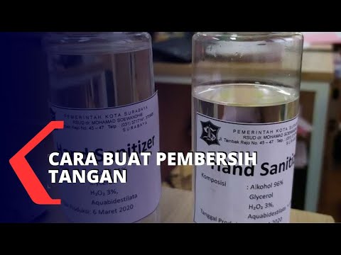 Video: Berapa banyak gliserol dalam pembersih tangan?