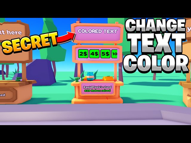 💸How to change text colors (Colored Text) In Roblox PLS DONATE