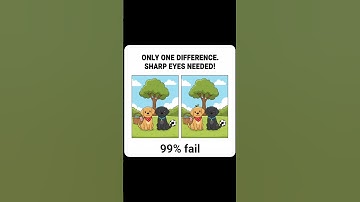 99% Fail This! Find The 1 Difference In Under 10 Seconds (Spot The Difference Brain Test)#spot