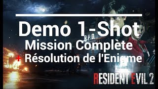 Resident Evil 2 / BIOHAZARD 2 Remake: Demo 1-Shot: Mission complète + Résolution de l’énigme!