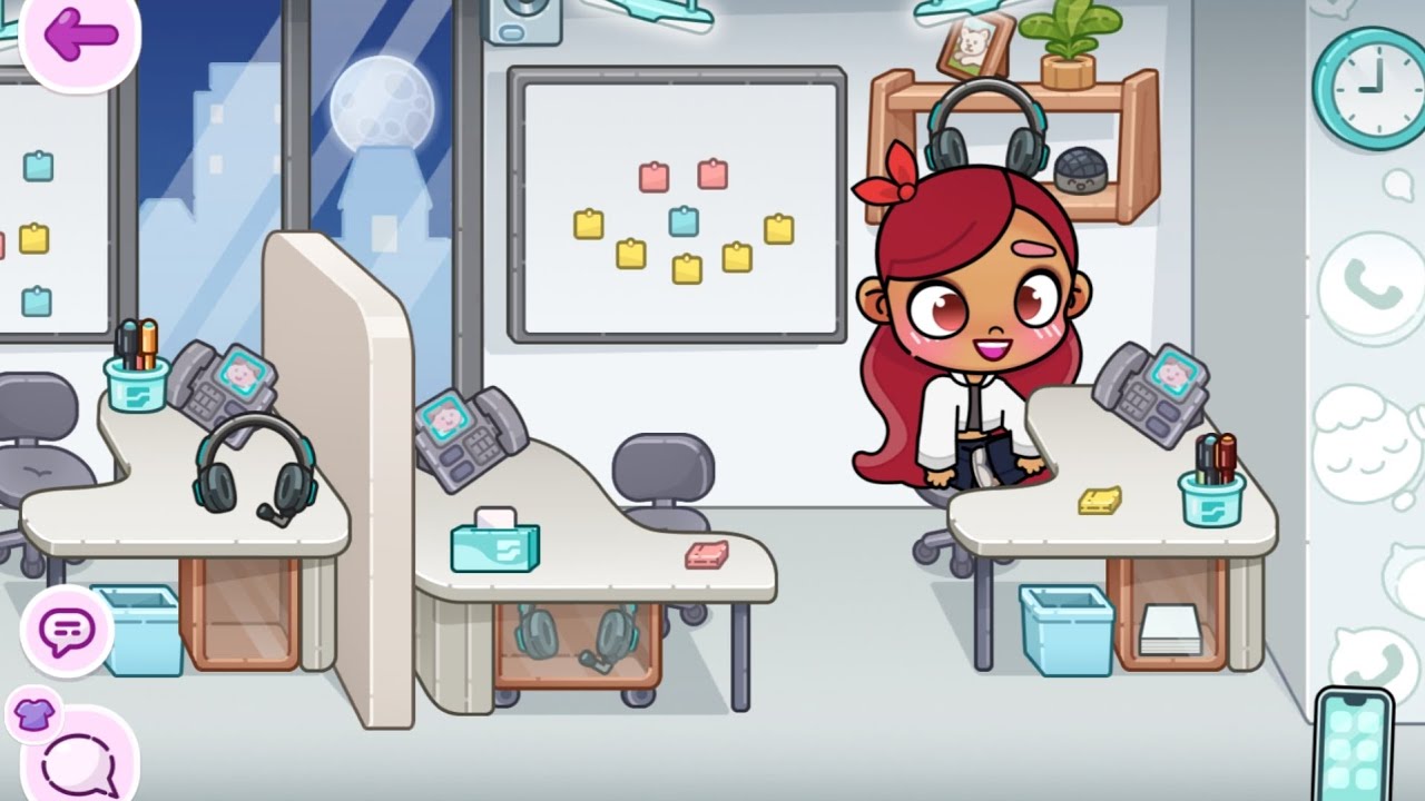 Cute hairstyle in avatar world #avatarworld #gameworld #gameanak #tocaboca #subscribe 