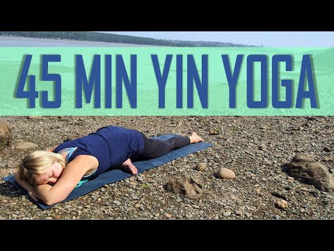 45 min Yin Yoga for Glutes, Hip Flexors, Hamstrings and IT Bands   Perfect for Hikers! 