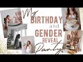 My BIRTHDAY &amp; GENDER reveal party! IT&#39;S A.....?