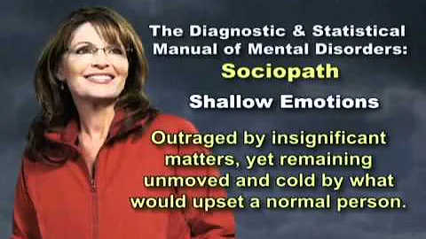 Sarah Palin is a Sociopath