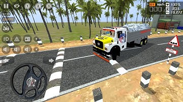 🔴Speed breakers - old TATA monstar truck driving in offroad gameplay | bus simulator Indonesia game 