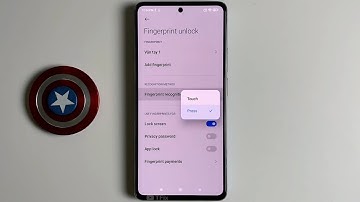 Fingerprint recognition method Touch or Press on Xiaomi 11T Android 11