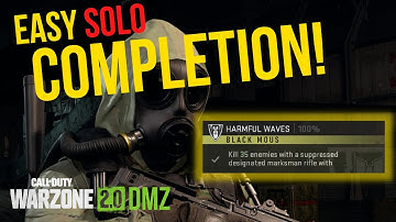 EASY SOLO Harmful Waves Mission Completion for Black Mous | Call of Duty Warzone 2.0 DMZ