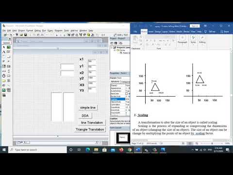 Line and Triangle Translation