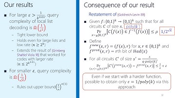 Query complexity lower bounds for local list-decoding and hard-core predicates (even for small rate