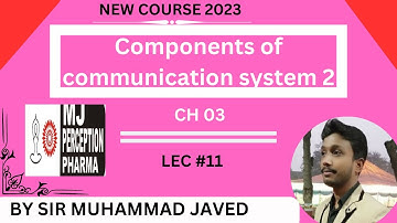 Components of communication system 02 | Chapter 3 Network | Chapter 3 in 9th class computer science