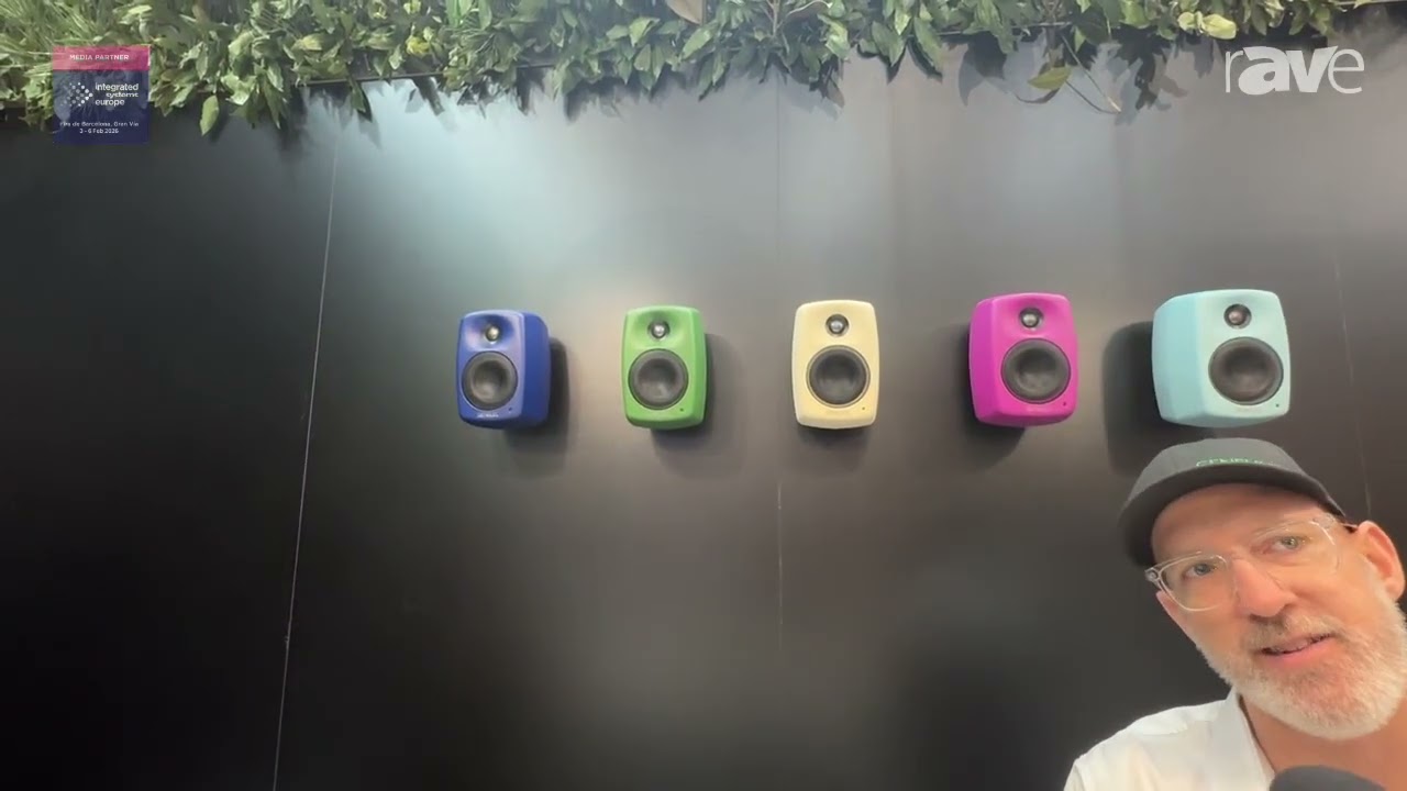 ISE 2026: Genelec Shows Smart IP Installation Speakers in 120 RAL Colors