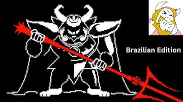 Asgore Fight with Run over dess song (Brazilian Edition)