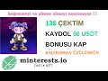 13 USDT ÇEKTİM 50 USDT BONUSLU EFSANE SİSTEM MİNTEREST İO NFT SAT PARA KAZAN